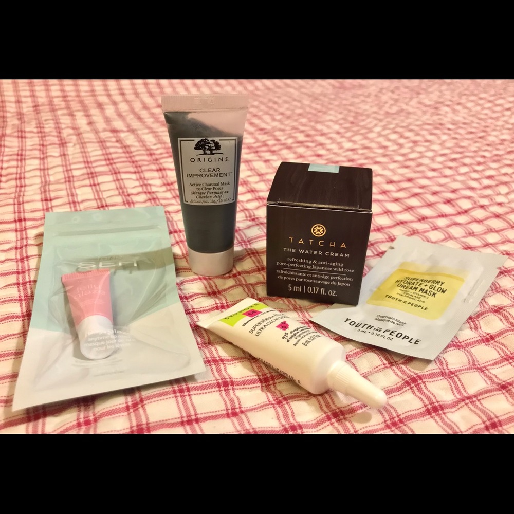 Deluxe Skincare Samples: Tatcha, Origins, YTTP etc